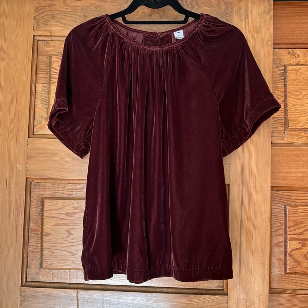 Velvet blouse